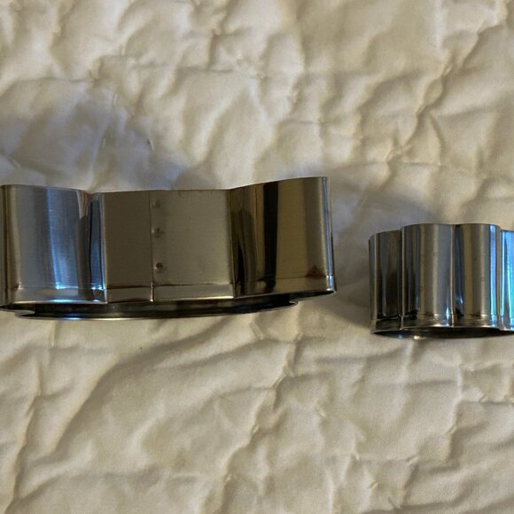 2 Cats Kittens Paw Prints Cookie Cutters Baking Biscuits Dessert Cakes Mold NEW - Picture 5 of 7